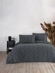 Покрывало с наволочками Maribor Natural Creations 240х260 см. Antrasit - изображение 1