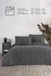 Покрывало с наволочками Maribor Natural Creations 240х260 см. Antrasit - изображение 3