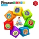 Конструктор магнитный BUILDING CUBES PMC50/23645 PICASSO TILES, 50 деталей, в коробке - изображение 6