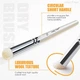 Набор кистей Lonely Finger для dry brush, 6 шт (№2–12), натуральный ворс козы - изображение 5