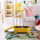 Пуф з місцем для зберігання жовтий Ikea GREJSIMOJS 106.031.80 - зображення 3