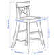Дитячий стілець Ikea INGOLF 603.538.38 - зображення 5
