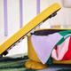 Пуф з місцем для зберігання жовтий Ikea GREJSIMOJS 106.031.80 - зображення 4