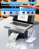 Термопринтер этикеток ByteCintia Y41BT 4x6 Bluetooth, черный - изображение 3