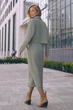 Жіноча куртка-піджак вільного крою Seventeen L-XL Оливковий (2000000195858) - изображение 3