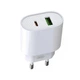 МЗП XO L81A Type-C QC3.0 + PD 20W (білий)+USB - изображение 1