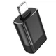 Адаптер-перехідник OTG Borofone BV18 Lightning male to USB-A female (чорний) - изображение 4