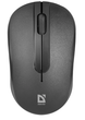 Миша Defender оптична MM-285 Datum USB black, бездротова - зображення 1