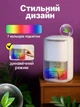 Осушитель воздуха для комнаты квартиры и дома от плесени для бассейна до 250 мл в сутки 22.5 Вт до 24 м² 7 цветов подсветки индикатор заполнения бака 1 л уровень шума до 30 дБ белый (0277-0001) - изображение 7