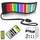 Светодиодная LED панель вывеска реклама для авто ART-0624 RGB 176,2×19.2 см Bluetooth 220в IP65 управление через телефон и пульт текст анимация - изображение 1