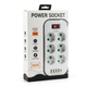 Сетевой удлинитель Power Socket D6 на 6 розеток, 4 USB и Type-C PD 2500W кабель 3 м - изображение 2