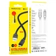 Кабель USB Borofone BX81, USB to MicroUSB, 2.4А, 1m, черный - изображение 3