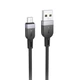 Кабель USB Hoco X109, USB to MicroUSB, 2.4А, 1m, black - зображення 1