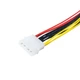 Переходник адаптер IDE Molex 4Pin Male to SATAx3 Female Splitter Cable 1 to 3 Extend PC Computer Hard Disk Power - изображение 5