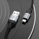 Кабель USB Hoco X102, USB to MicroUSB, 2.4А, 1m, черный - изображение 7