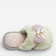 Подростковые теплые комнатные тапочки для девочки M&L WF77 34-35 Зеленые (ROZ6501097127) - изображение 6