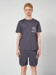 Футболка спортивная для тренировок длинная мужская Puma Train All Day Big Cat 52672198 2XL Galactic Gray-White с принтом (4069162172273) - изображение 1