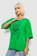Футболка женская с принтом зеленый 244R3008 AGER 4XL - изображение 3