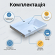 Умивальник меблевий Vivia Idea 50х35х12см для ванної тумби раковина накладна санфаянс чаша біла універсальна - зображення 9