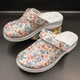 Тапочки сабо жіночі Adaco 812sr red flowers 40р - зображення 8