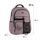 Рюкзак GoPack Education Teens 184 розовий (GO26-184L-1) - зображення 3