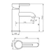 Смеситель для умывальника Damixa Scandinavian Pure хром 360210000 - изображение 4