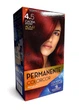 Краска для волос Deliplus Permanente Colorcor с коллагеном и 5 маслами тон № 4.5 Шатен Красное дерево Caoba Intenso - изображение 1