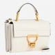 Сумка крос-боді жіноча з натуральної шкіри маленька Coccinelle E1MD555B701-N17 Молочна (800070354167) - зображення 2