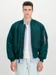 Бомбер чоловічий Alpha Industries 100101-02 M Морська хвиля (800070355477) - зображення 1