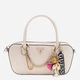 Сумка багет сідло жіноча зі штучної шкіри маленька Guess HWBG9899050-LTA Бежева (800070352286) - зображення 1