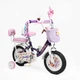 Детский велосипед 12" Corso Emily для девочки с корзиной Сиреневый ML-62588 - изображение 1