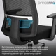 Кресло компьютерное офисное эргономичное OfficePro OC420B Black - изображение 9