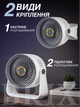 Вентилятор настільний акумуляторний Білий 5 швидкостей LED-підсвітка Аромадифузор USB 1200mAh - зображення 5