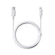 USB кабель Baseus Silky Series USB to Lightning 2.4A 1m білий P10377702213-00 - зображення 4