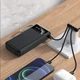Зовнішній акумулятор Power bank TORIMA TRM-1021 20000 mAh із вбудованими кабелями Micro-USB/Type-C/Lightning iPhone/USB Чорний - зображення 4