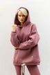 Жіноча толстовка оверсайз з флісу Seventeen XXL-3XL Рожевий (2000000182674) - изображение 1