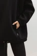 Жіноча толстовка оверсайз з флісу Seventeen XXL-3XL Чорний (2000000182704) - изображение 6