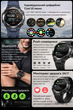 Смарт часы мужские Lemfo G3 Black (звонки, пульсоксиметр, тонометр) - изображение 7