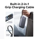 Батарея универсальная Ugreen 20000mAh 45W with Built-in Cable (PB536 55988B) - изображение 6