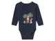 Боди с длинными рукавами для мальчика Lupilu Ecoprint 479299 074-80 см (6-12 months) темно-синий - изображение 1