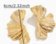 Жіночі сережки Великі сережки jewelry Золотисті - зображення 10