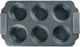 Форма для мафінів Vinzer Dolci Line з силіконовими ручками 30.5x17.8x3.5 см 6 шт (50785) - зображення 1