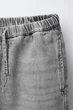 Джинси wide leg зі шнурками Zara 4441/696 164см Сірі (04441696802164) - изображение 3