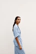 Сорочка-сафарі з льоном Zara 8199/753 XS Блакитна (08199753406XS) - изображение 4