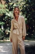 Напівпрозорі жаті штани широкого крою Zara 3897/206 S Бежеві (03897206746S) - изображение 4