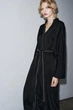 Сукня-туніка zw collection з декоративними строчками Zara 8957/100 S Чорна (08957100800S) - зображення 2