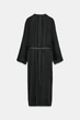 Сукня-туніка zw collection з декоративними строчками Zara 8957/100 S Чорна (08957100800S) - зображення 5