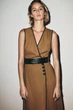 Лляна сукня-міді з поясом Zara 8651/379 S Коричнева (08651379745S) - зображення 2