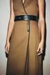 Лляна сукня-міді з поясом Zara 8651/379 S Коричнева (08651379745S) - зображення 6