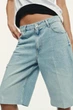 Джинсові шорти-бермуди trf з дірками Zara 1300/201 XS/34 Блакитні (0130020140032) - изображение 3